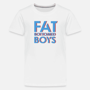 T-shirt Fat Bottomed Boys blanc